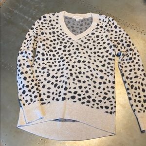 Loft animal print sweater, longer in the back